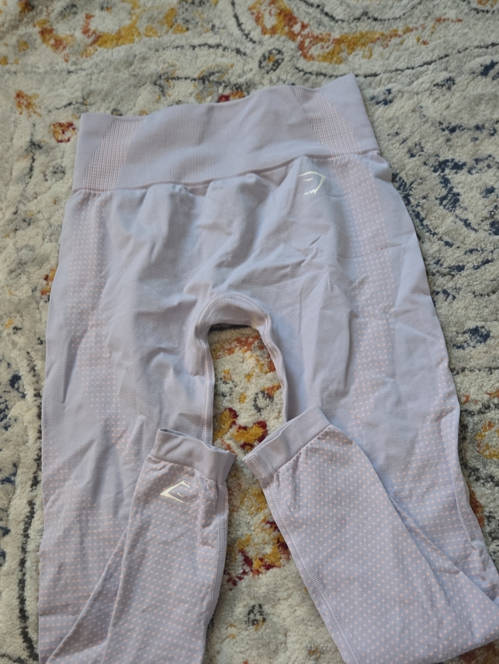 Seamless High-Waist Leggings - Light Lavender